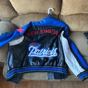 Patriots leather jacket
